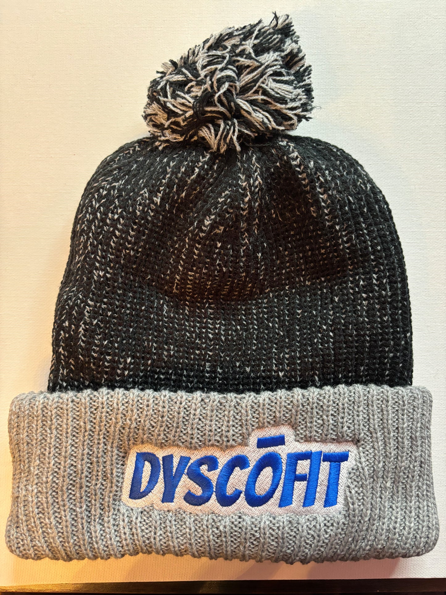 DYSCŌFIT - POMPOM BEANIE - BLUE